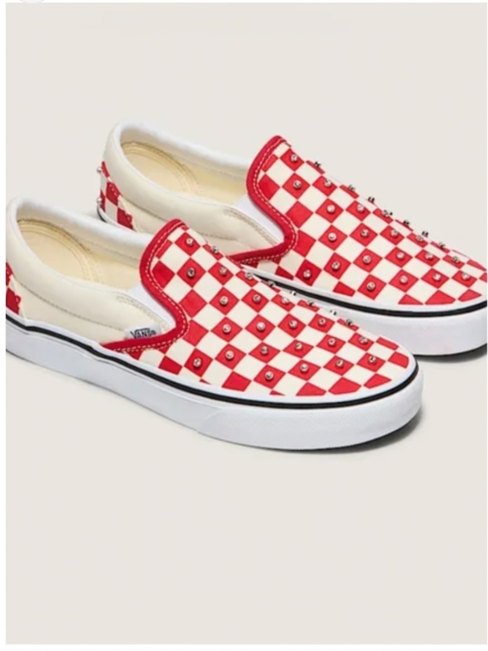 Vans Classic Rhinestone Checkerboard Slip On *NWT*